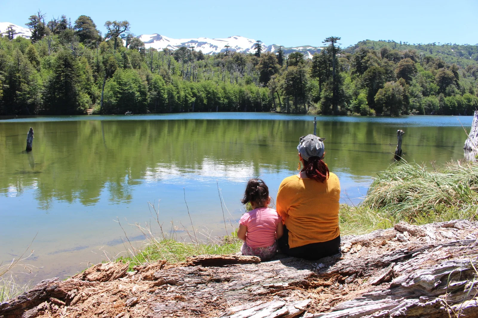 Navegación y paisaje de Laguna Negra